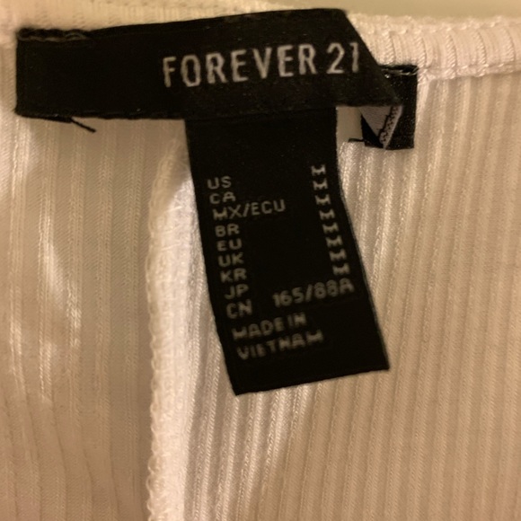 white forever 21 body suit - Picture 2 of 2